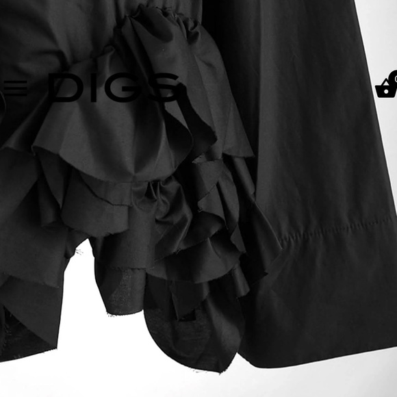 Ruffle Asymmetrical Jacket size M - Picture 4 of 5